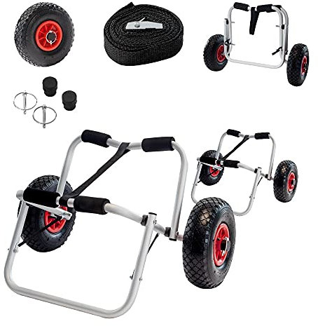 Brunelli TRANSPORTWAGEN 2 Stück Kajak Boot Kanu SUP Surf Board Transport