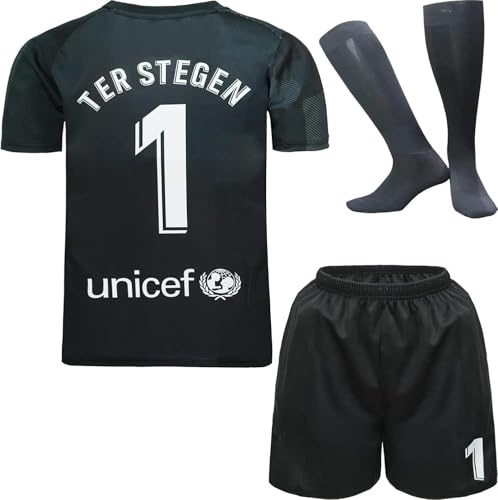 NIHMEX TER Stegen Kinder Torwart Trikot Fußball #1, Neu Saison, Shorts Socken Torwarttrikot