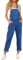 Roskiky Salopette Donna Jeans Intera Casual Stretch Denim Con Tasche, Cody Blu, XXL