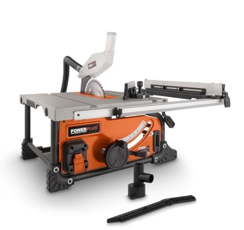 Dual Power Akku-Tischkreissäge POWDP2580-40V Tischsäge, Ø210mm - Kreissäge ohne Akku und Ladegerät - mit 1 Acc.