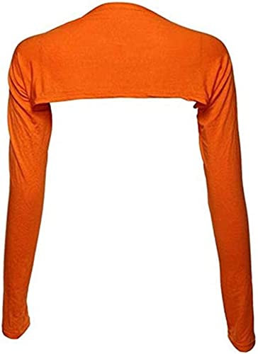 Damen Anti-UV Schal Sonnenschutz Atmungsaktive Armstulpen, geeignet für Golf und Outdoor-Aktivitäten (Orange)