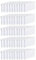 50 Stück 100x42mm Transparent Kunststoff Etikettenhalter, PVC Preisschildhalter Kunststoff Regal Etikettenhalter Namenskarten Halter für Supermarkt, Geschäft, Büro, Zuhause