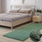 MY-RUG Teppich Shaggy Star Hochflor rechteckig grün 250 x 80 cm - Schlafzimmer Teppich, Modern, Pflegeleicht