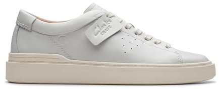 Clarks Sneaker da Uomo Craft Swift, Pelle Bianca., 46 EU