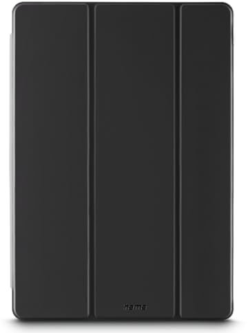 Hama Hülle für Samsung Galaxy Tab S9 FE+ 12,4, Stifthalter (Standfunktion, Magnet, Tablethülle, Tablet Case, für S9 FE Plus, Fold, Klapphülle, Flipcase, Hülle mit Stifthalter, transparent) schwarz