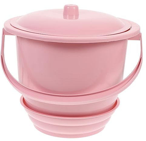 JECOMPRIS Pot De Chambre Avec Couvercle Seau Urinoir Domestique Pot à Urine Portable Pour Maison