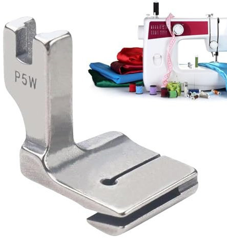 1/2 Paspelier-Nähfuß – Nähmaschinen-Rohrfuß, Rafffuß | Paspelmaschine Nähfuß, Paspelfuß für Industrienähmaschine Piping Aufsatz (Silber)