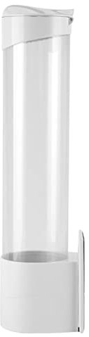HAOHIZE Distributeur de gobelets en Papier, Distributeur de gobelets en Plastique Transparent pour Distributeur d'eau, Distributeur de gobelets Mural en Plastique, Support de gobelets de