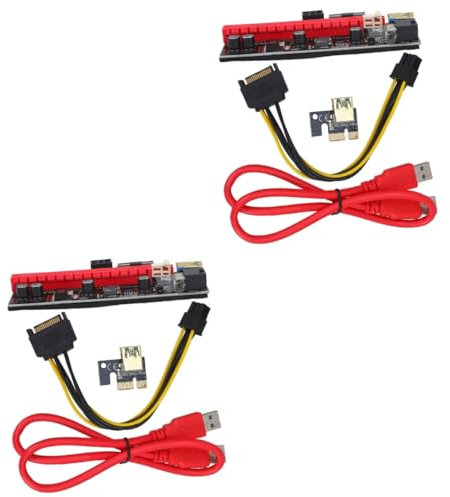 Artibetter 2ensembles Carte Extension Pcie pour Gpu Adaptateur Externe pour Ordinateurs Portables Connecteur pour Amélioration des Performances Graphiques