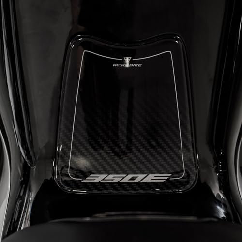 Resin Bike Aufkleber Motorrad Kompatibel Mit Zontes 350E 2023-2025. Schutz Kraftstofftankdeckel vor Stößen und Kratzern. Aufklebersatz 3D-Harzklebstoff - Stickers Made in Italy