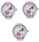 COLLBATH 3st Ringfinger Uhr Silberne Ringuhr Ringuhren Für Damen Uhrenringe Für Damen Kleine Ringe Herrenringe Klassische Fingeruhr Uhr Mit Rundem Ring Vintage Ringuhr Silver Metall