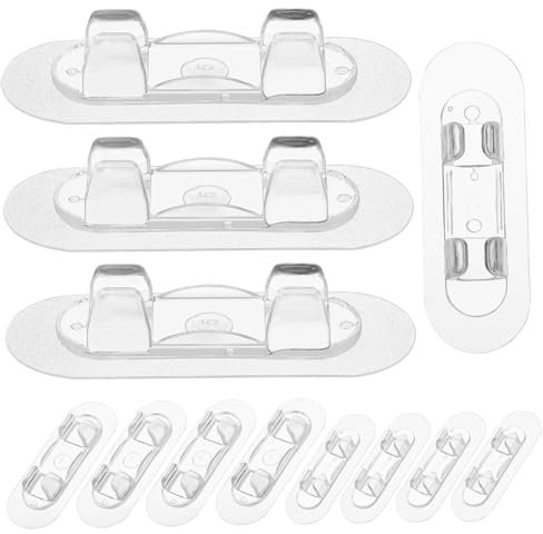 Uonlytech Kabel-organizer 30 Stück Kabelhalter Wandclips Drahthalter-clips Für Elektronik