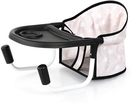 Bayer Design 65931AA Puppentischsitz, Sitz für Puppen mit intergiertem Tablett, für Puppen bis 46 cm
