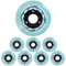 JCCHT 8er-Pack 82A Inline-Skate-Räder 80 mm 76 mm 72 mm Outdoor Indoor Roller Hockey Blades Ersatzräder für Rollschuh- oder Gepäckreparatur,Blau,72mm