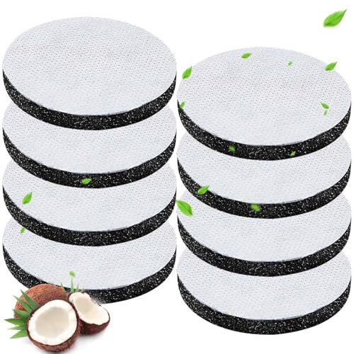 8 Stück MicroDisc Wasserfilterscheiben, MicroDisc Ersatzfilter für Brita Fill&Go Wasserfilter Flasche Karaffen, Wessper Disc Filter Reduzieren Chlor, Mikropartikel und Andere Wasserverunreinigungen
