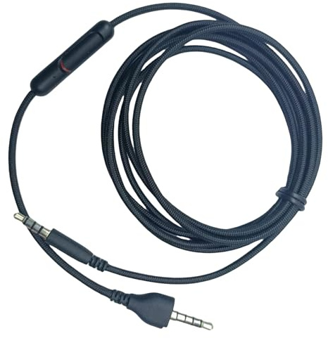 CHAKAE Professional Cable For AW920H Gaming Headsets With Builts In Volumes Control Solid Designs Wire