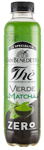 San Benedetto, Thè Verde Matcha Zero Freddo, 400 ml Bevanda Dissetante Analcolica, Tappo Click, Senza Zuccheri, Conservanti e Coloranti (Confezione da 6)