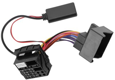 A ABSOPRO Câble Adaptateur Harnais Stéréo pour Radio pour Audi A4 B7 TTs TT A8 R8 A3 Bluetooth Adaptateur AUX Câble Musique Pratique 11,5cm 1 Pcs Noir Remplacement d'article