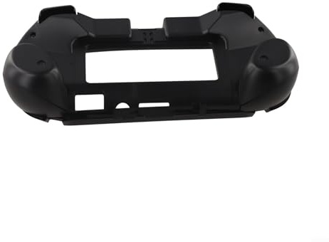 ABS-Schutzhülle für PS Vita 1000, ergonomischer Griff, L2, R2, Trigger-Unterstützung, sicherer Sitz, schwarz-weiß, Game-Controller, stoßfeste Abdeckung, Gamer-Zubehör (schwarz)
