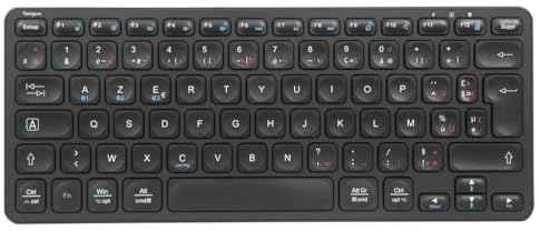 Targus Kompakte Bluetooth-Tastatur für mehrere Geräte (FR), W128869145 (Bluetooth-Tastatur (FR))