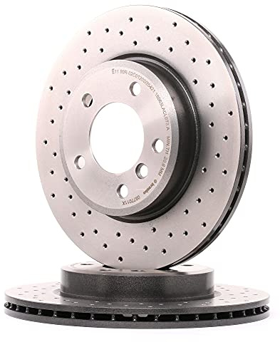 BREMBO 09.7701.1X 2x Bremsscheiben Vorne Ø300mm gelocht/innenbel. Kompatibel mit BMW 3 Limousine E46 34111164539 34116757526 34116766224