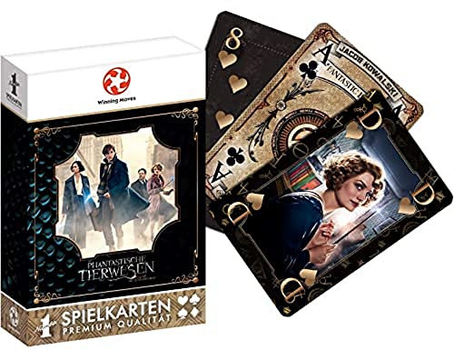 Winning Moves GmbH WIN30584 Number 1 Spielkarten - Phantastische Tierwesen Fantastische Harry Potter Kartenspiele