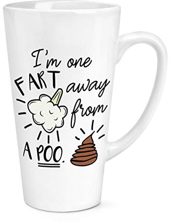 I'M un Péter Extérieur de A Caca 17oz Grand Tasse à Café Latte Tasse