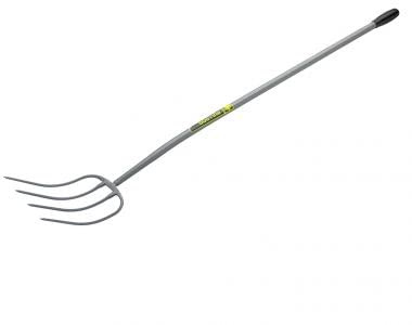 BULLDOG 4 PRONG MANURE FORK 48 SHAFT ALL METAL