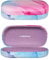 molshine Custodia rigida per occhiali da sole,custodia per occhiali classica grande per donna uomo,occhiali da sole(Viola Rosato Pallido)