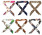 ROZKVIKA Handtaschen-Schal, modischer Griff, Wickelband, Schal, Geldbörse, Griff-Abdeckung, Kopfband, Seidenschal für Handtaschengriff, schmaler Schal für Handtaschen (6 Stück)