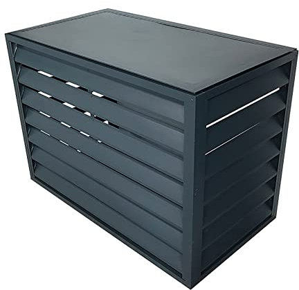 Cubre Aire Acondicionado Exterior Cubierta de Aire Acondicionado Exterior,Cubierta de protección de Aluminio para Aire Acondicionado Central para Todo Tipo de Clima para Unidades Exteriores,
