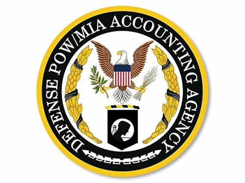 WildeBabsKLBT 11cm Hochwertiger Auto-Aufkleber Sticker Decal Autoaufkleber Aufkleber-Folie Wetterfest Dpaa Pow Mia Accounting Agency F2622
