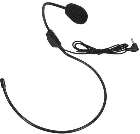 Vaguelly 4 Stück-Pack Headset Mikrofon Mit 3,5mm Klinke Flexibler Mikrofonarm Komfortabel Sitzend Für Bühne Vortrag Gesang