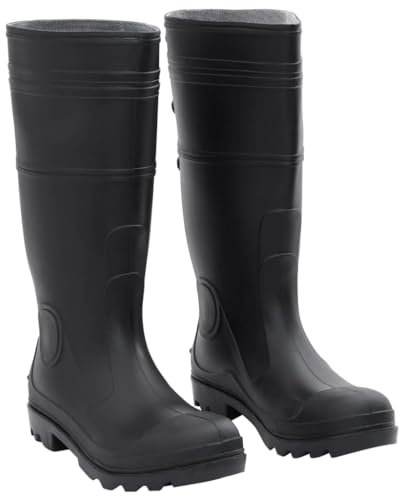 vidaXL Stivali da Pioggia Neri Misura 41 in PVC