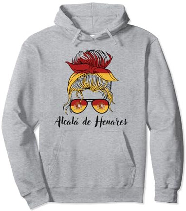 Alcalá de Henares Girl, Bandera España España Sudadera con Capucha