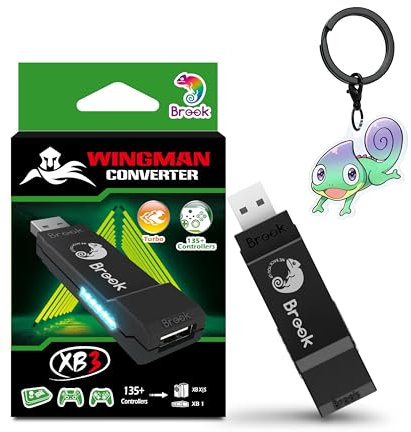 Brook Wingman XB 3 Converter – Elevate Your Gaming Adaptateur sans fil pour Xbox Series X/S, Xbox One et PC avec fonctions Remap et Turbo [Édition exclusive]