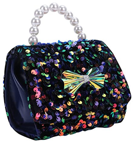 COLLBATH 1Pc Arc Bandoulière Sequin À Main Top Poignée Sacs À Main De Paille Bandoulière Bourse Paille À Bandoulière Perle Pochette Portefeuille Cross Body Pour Femme