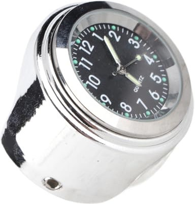 Denash Motorrad-Zifferblattuhr. Ziemlich Coole Motorraduhr. Rostschutz mit Hoher Härte für Motorräder (Black)