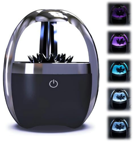 Jiawu Dancing Ferrofluid Speaker, Cool Bluetooth Speaker, Music Comes to Life with Dancing Ferrofluid, Transparent Magnetic Fluid Speaker Ferrofluid Display Lamp, Desktop Decor