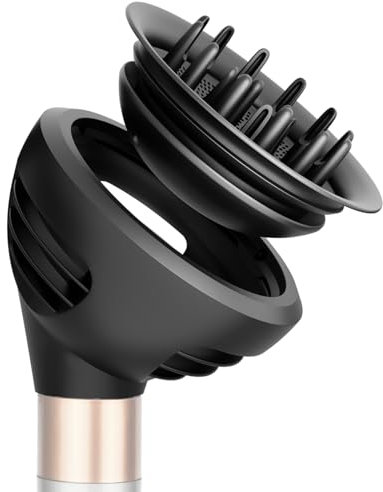 YTCHYYSK Wave Curl Diffuser Attachment Compatible with Dyson Airwrap HS01 HS05 HS08, Upgraded Hair Diffuser Nozzle Dome and Diffuse Modes to Dryer Faster and Define Curls Hair