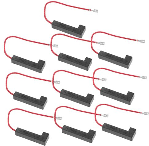 COLLBATH 10pcs High Voltage Fuse Replacement Parts for Microwave Oven Thermal Fuse Voltage Protector