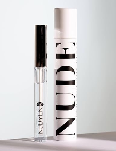 NUBYEN Aesthetic Series Lip Plumping Gloss — Collagen Boosting Formula with Instant Volume — 100% Plant-Based Hydrating Treatment — Vegan Pre-Juvenation Enhancement — Paraben Free — 8ml