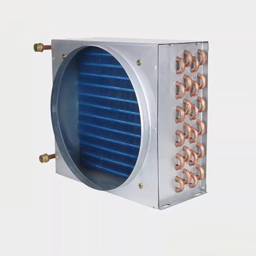Condensatore con Tubi in Rame e Alette in Alluminio per Piccoli Frigoriferi, Condizionatori d'Aria, Macchine per il Ghiaccio