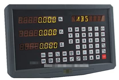 Linear Scale, High Precision 0.001mm Mill and Lathe DRO Kit 3 Axis Digital Readout and 3 Pcs 1um 0.001mm Linear Scale