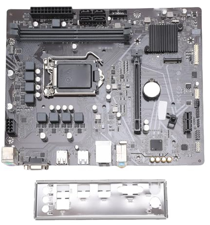 Plyisty Computer-Motherboard, DDR4 3200 MHz, Unterstützt PCIe 4.0 X16 mit M.2-Steckplatz und 6+2 Phasen-VRM, für Prozessoren der 10. und 11. Generation I5 10400 I5 11400