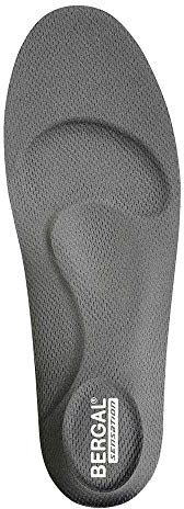 BERGAL 87079 Sensation 3D Einlegesohle aus elastischer Funktionsfaser Dämpfung, Groesse 37, schwarz