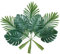 ShoppeWatch Branches Feuilles de Palmier Artificielle (20 pièces) | Monstera Artificielles Deco Maison | Fausse Plante Deco Hawaienne Tropicale Jungle | Plante Verte Artificielle Decoration Maison A49