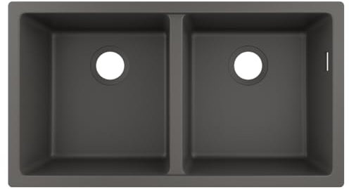 hansgrohe Hansgrohe fregadero bajo encimera 370/370 S510-U770 Gris piedra