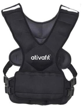 ATIVAFIT Adjustable Weighted Vest 10kg / 22lb Fitness Weight Vest for Strength Training Running Jogging Weightlifting For Men Women