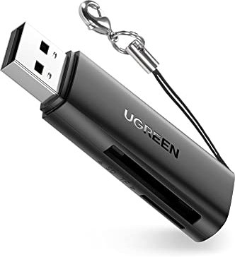 UGREEN Lector de Tarjetas CM264 USB 3.0 para TF/SD Negro